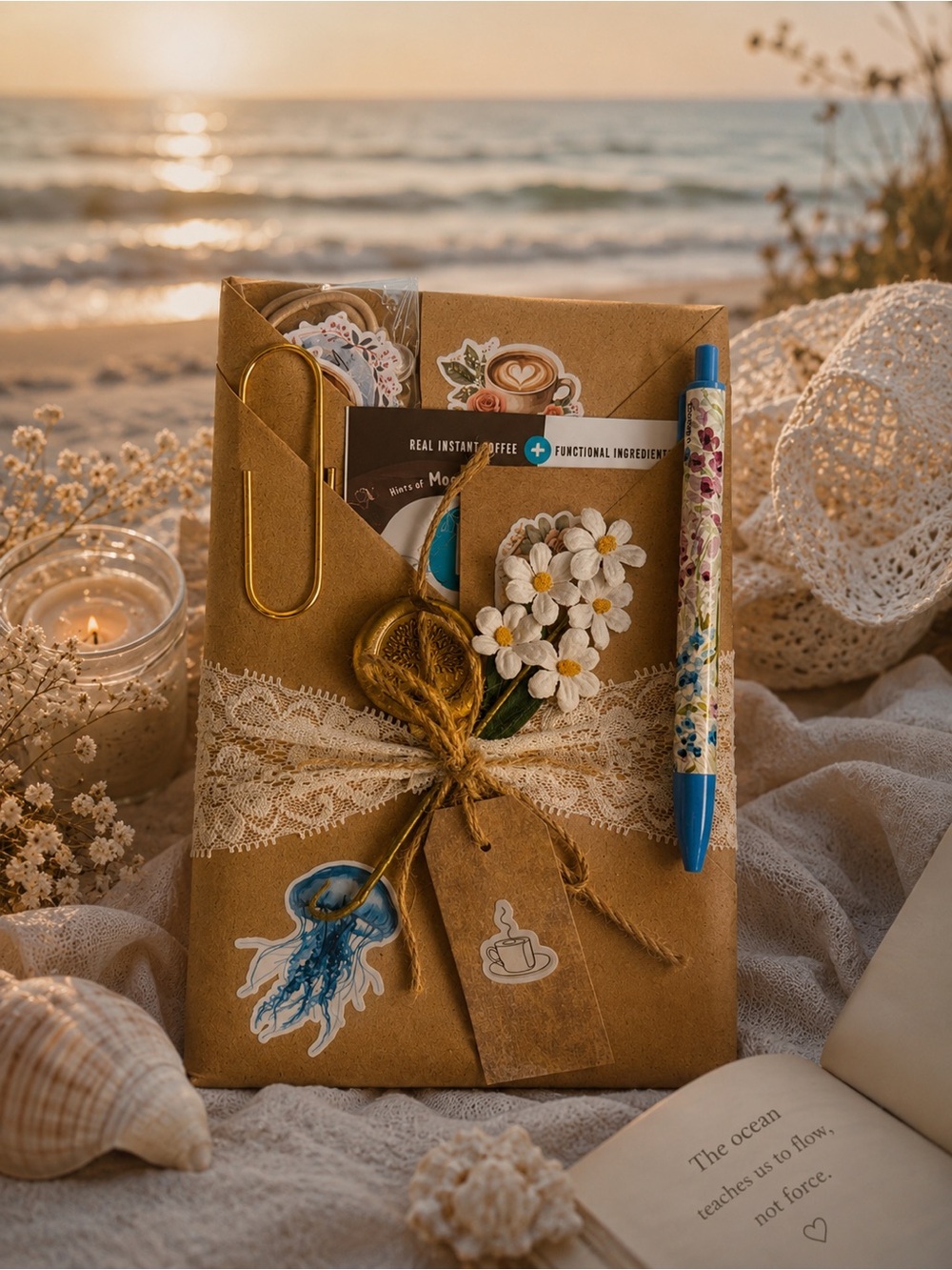 Blind Date With a Book 💕 SIGNED Romance | Coastal Summer Bookish Gift Bundle